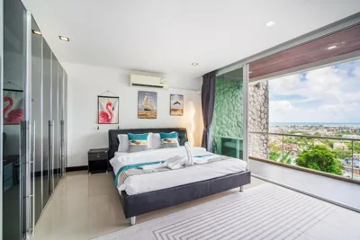 Patong Villa1三卧泳池别墅两个海景房 近班赞江西冷海滩中文管家 – Photos 7