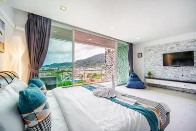 Patong Villa1三卧泳池别墅两个海景房 近班赞江西冷海滩中文管家 – Photos 8