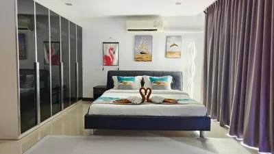 Patong Villa1三卧泳池别墅两个海景房 近班赞江西冷海滩中文管家 – Photos 11