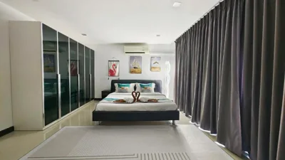 Patong Villa1三卧泳池别墅两个海景房 近班赞江西冷海滩中文管家 – Photos 12